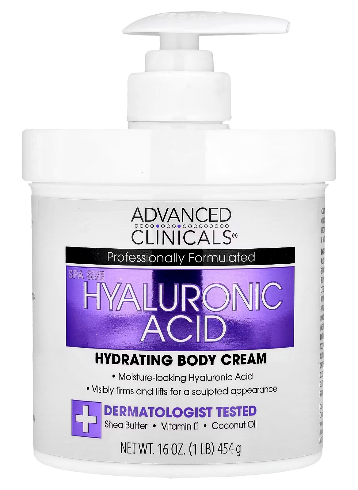 Advanced Clinicals Hyaluronic Acid Hydrating Body Cream