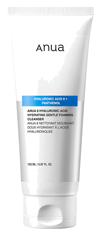 Anua 8 Hyaluronic Acid Hydrating Foaming Cleanser