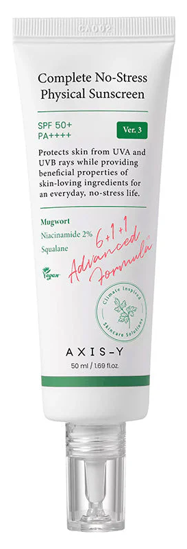 AXIS-Y Complete No-Stress Physical Sunscreen V.3 SPF50+ PA++++