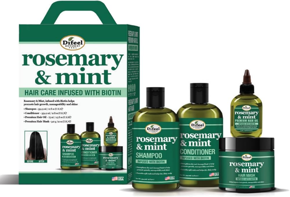 Difeel Rosemary & Mint Hair Care Set