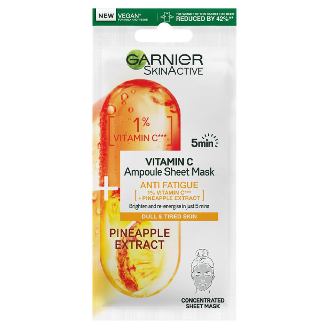 Garnier Vitamin C + Pineapple Brightening Mask