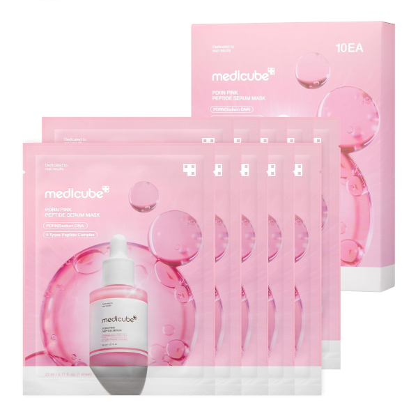 medicube PDRN Pink Peptide Serum Mask