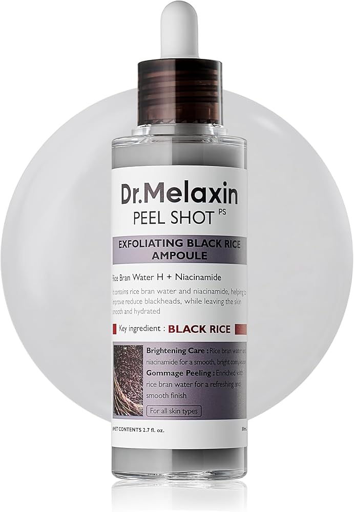 Dr.Melaxin Peel Shot Glow Black Rice Peeling Ampoule