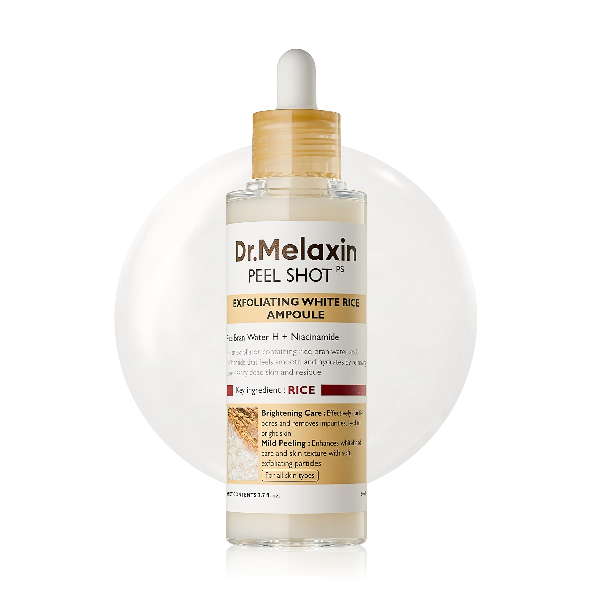 Dr.Melaxin Peel Shot Glow White Rice Peeling Ampoule