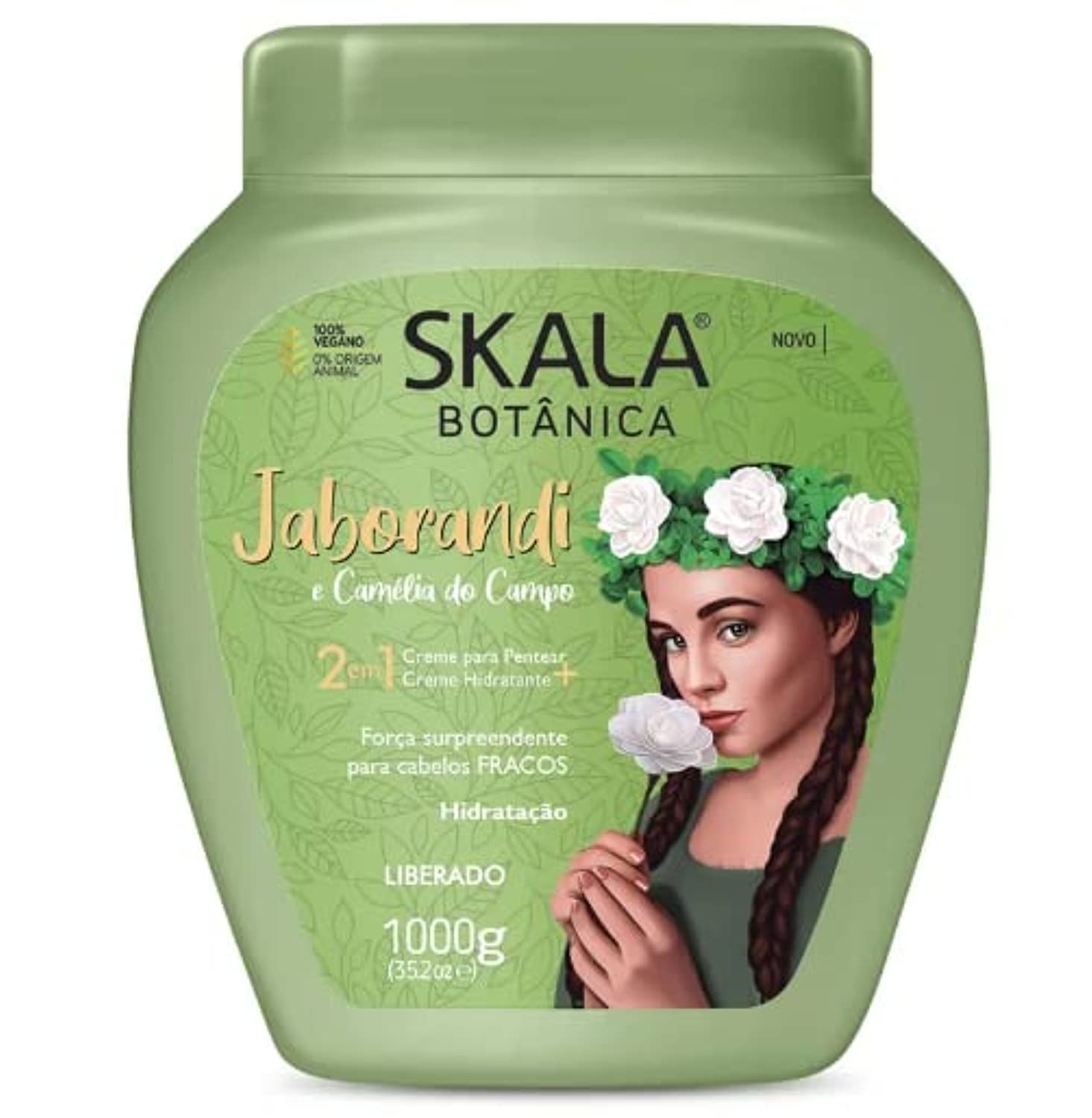 Skala Botânica Jaborandi e Camélia do Campo 2 in 1 Treatment Cream 1000g