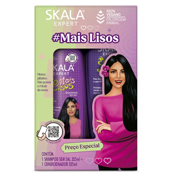 Skala Expert #MaisLisos Shampoo + Conditioner Kit