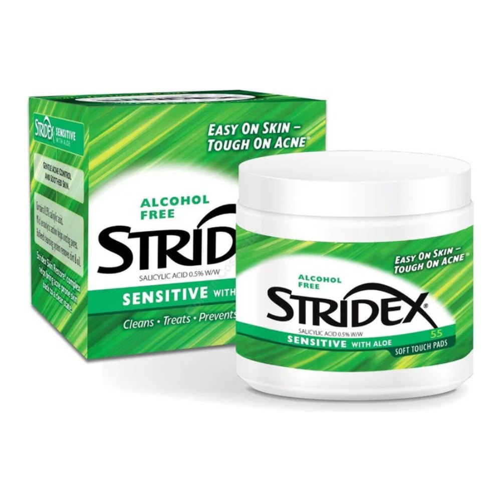 Stridex Sensitive with Aloe Acne Pads
