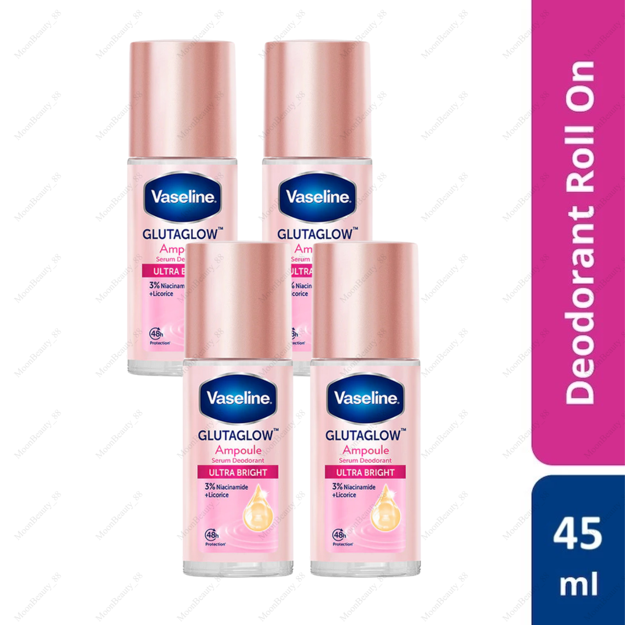 Vaseline GlutaGlow Ultra Bright Serum Deodorant Roll-On